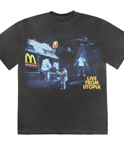 Travis Scott x Mcdonald’s Utopia T Shirt